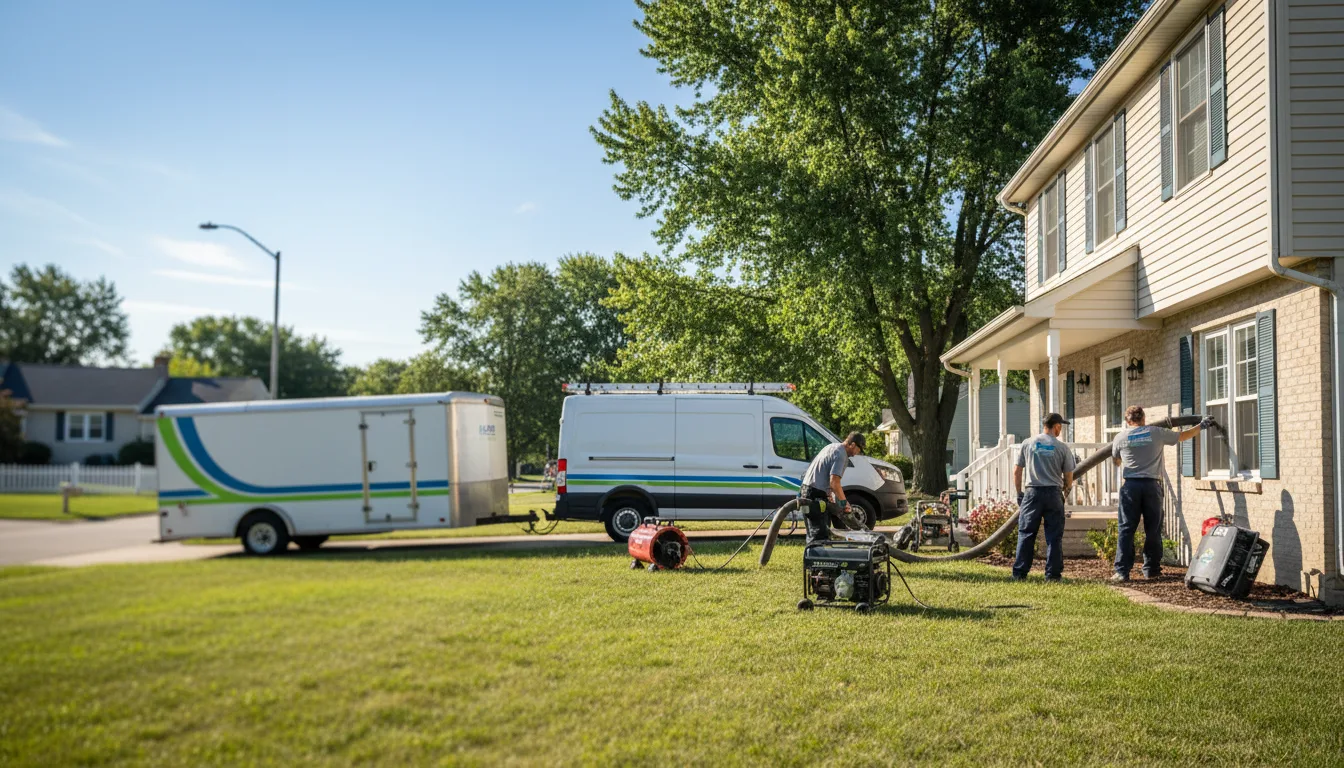 Flooded Basement Restoration And Cleanup With Repair in Stone Park, IL near me